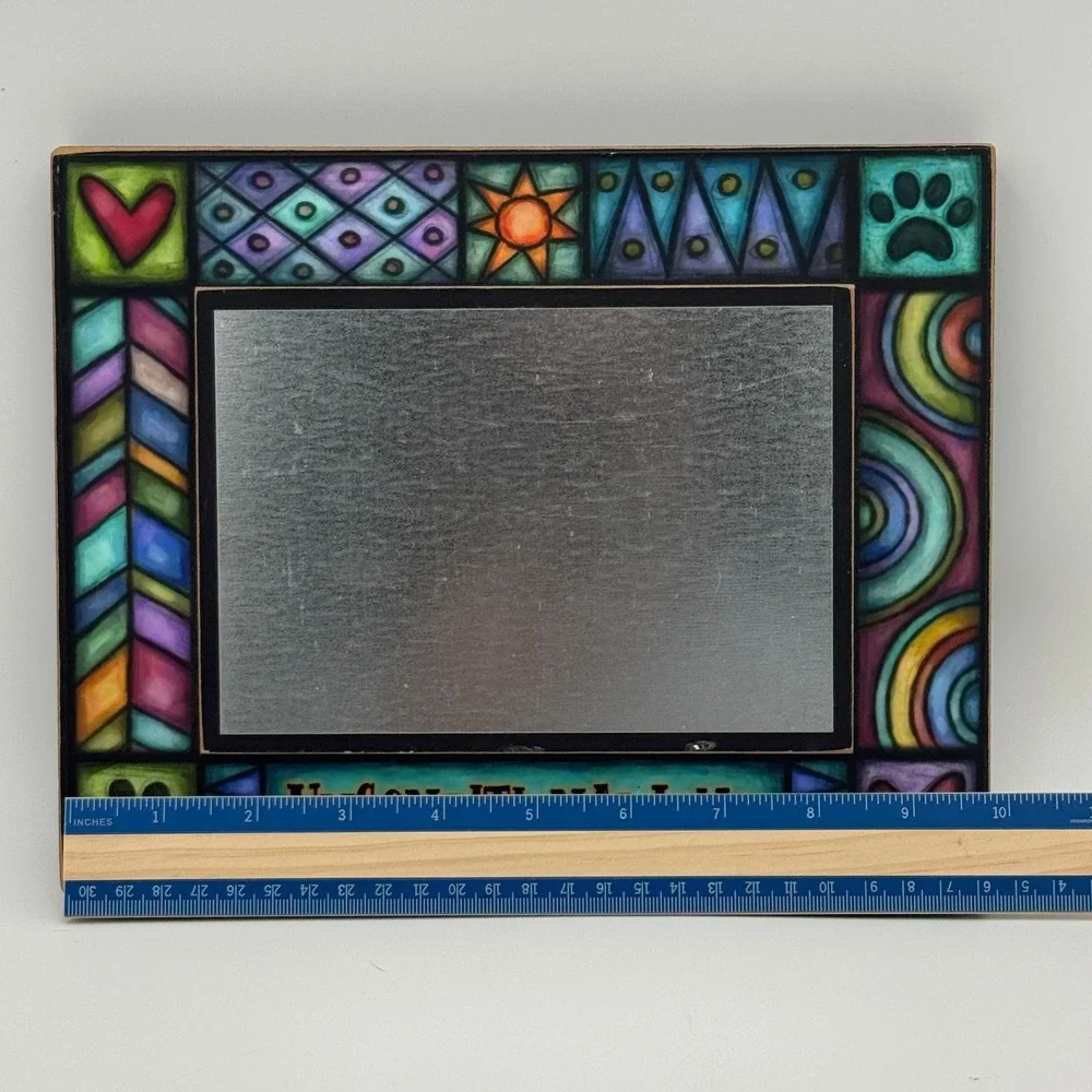 Michael Macone Spooner Creek Unconditional Love Magnetic Photo Frame Pet Art